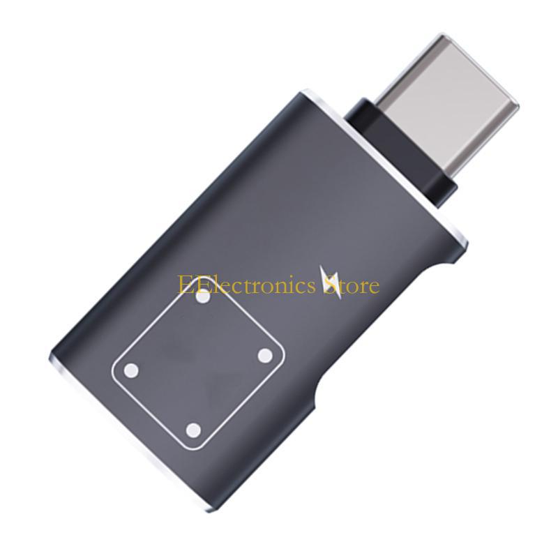 B03C Aluminum Converter High Speed Data Tranfer Adapter USB C & USB to USB A Adapter with 15W Charging Port for Phone 15 14