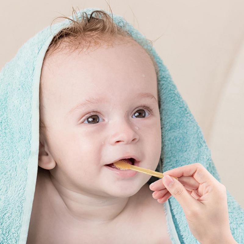 Children'S Toothbrush Infant Milk Toothbrush Baby Tongue Toothbrush Silicone Toothbrush