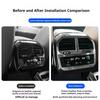 För BMW ix G08 2025-2025 modifiering mittkonsol växelpanel kolfiber mönster interiör växeldekoration biltillbehör