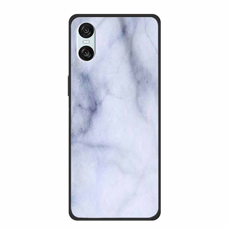 Case For Sony Xperia 10 VI 5G Marble TPU Soft Silicone Back Cover For Sony Xperia 10VI Phone Cases Protective Mica Painted Capa