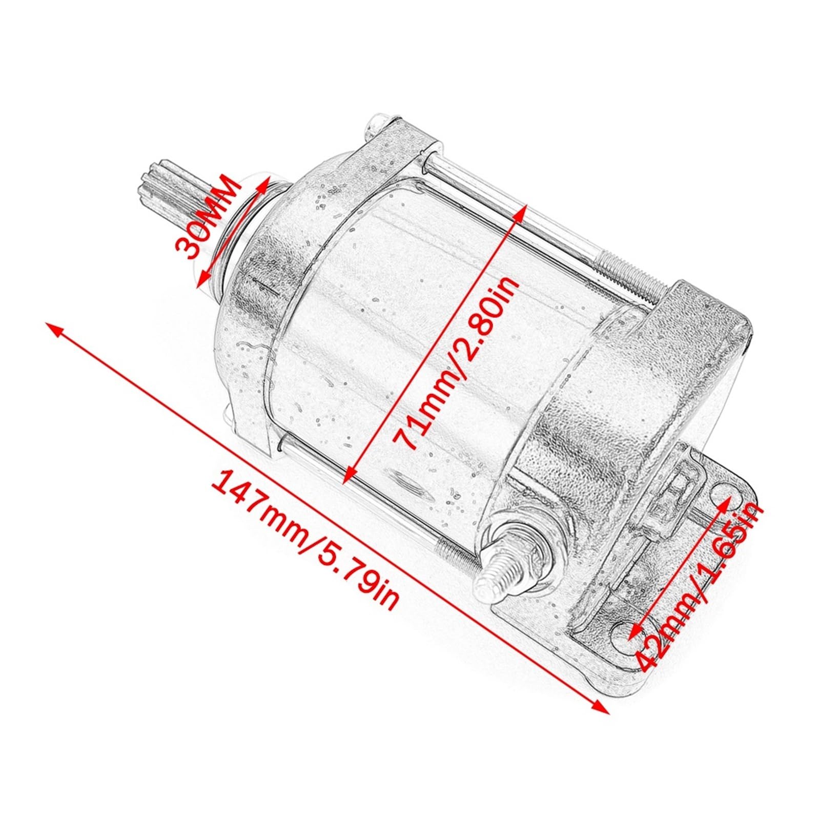 

Electrical Engine Starter Motor 12418559627 Compatible With BMW G310 G310R K03 G310GS K02 G 310 R GS 310R 310GS 2016- 1 PC STARTER