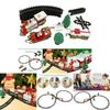 Vibrant Electric Led Musical Train And Track Set For Kids Christmas Gift Home Decor