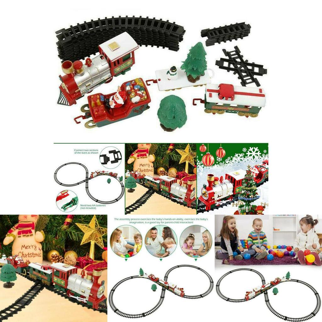Vibrant Electric Led Musical Train And Track Set For Kids Christmas Gift Home Decor