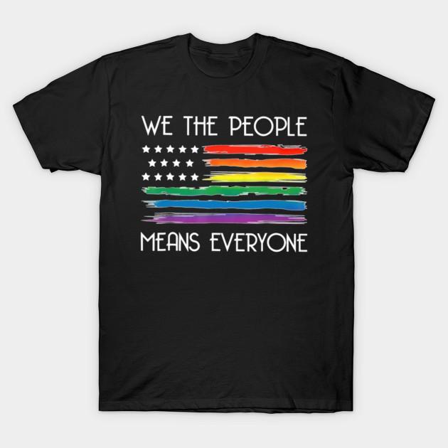 We The People Means Everyone T-Shirt S разноцветный