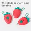 Portable mini art knife, cute fruit shaped hand account paper cutting knife, express gift unboxing knife, with chain accessories