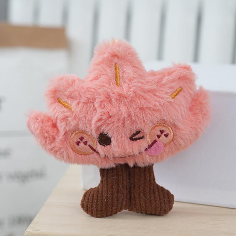 Adorable Plush Forest Series Money Tree Keychain Creative Plush Doll For Couples