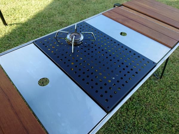 Snow Peak Hanging Plate for Single Burner SOTO Burner ST310 (Compatible with Snow Peak IGT Slim Table)