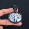 Tree Of Life Rainbow Moonstone Gemstone Handmade Pure Copper Wire Wrap Jewelry Lovely Pendant For Love