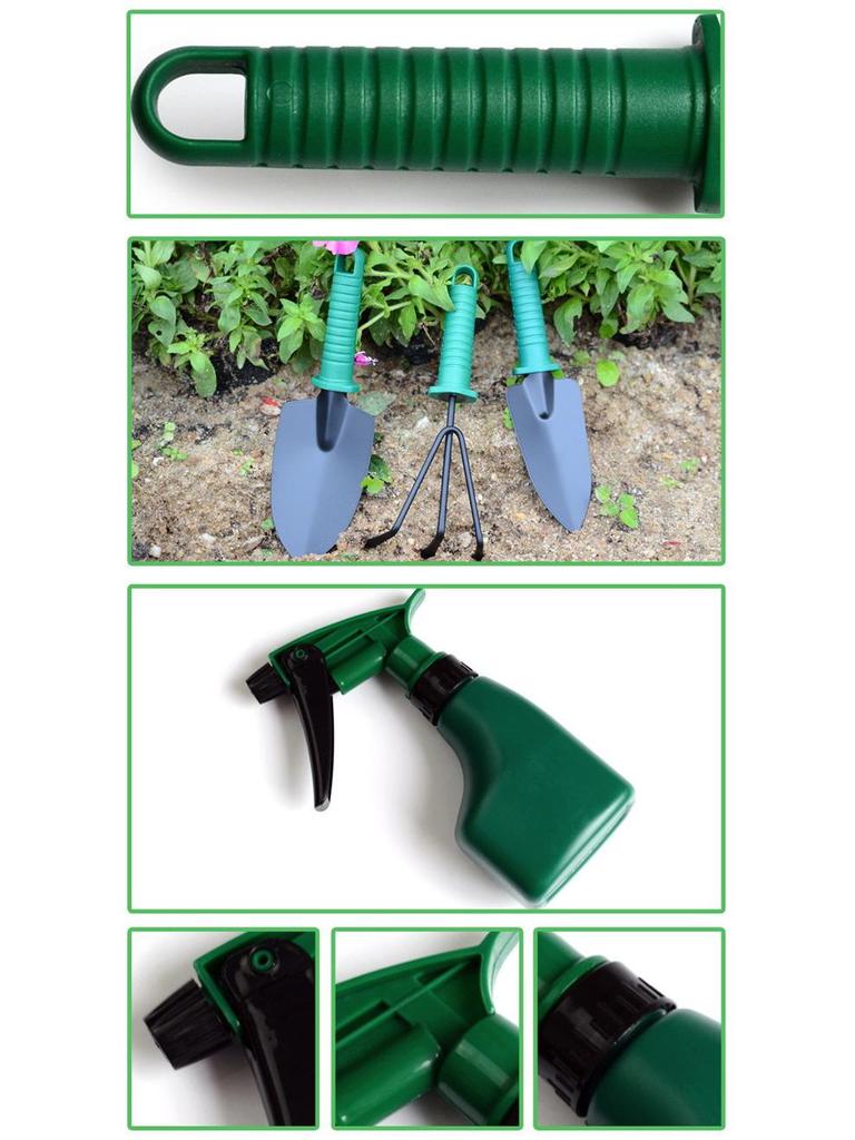 Three-Piece Gardening Tool Set: Mini Shovel Kit for Planting, Bonsai, and Potted Flowers
