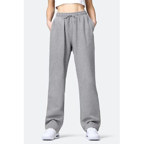 Women's Solid Color High Waisted Loose Casual Sports Pants clothes sale