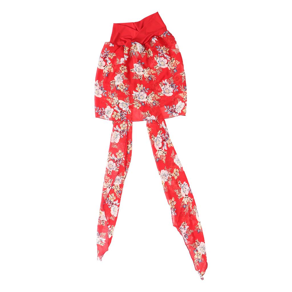 Soft Chemo Headwear Turban Women Fashionable Elegant Floral Print Head Scarf Headwrap for Travel