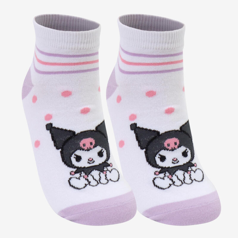 1 paar Kuromi Stippen Kinderkousen