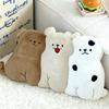 PP Cotton Filled Animal Shaped Cushion Soft Fluffy Cat Dog Plush Toy Plush Throw Pillow  Home Decor