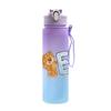 Cartoon Letter Printed Lovely A-Z 750ml Water Bottle Large Capacity Drinking Cup Portable Outdoor Sports Water Cup Children Gift