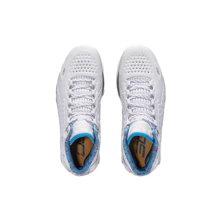 Under Armour Curry 1 Splash Party 2021 Herren-Sneaker Weiß 3024394-100