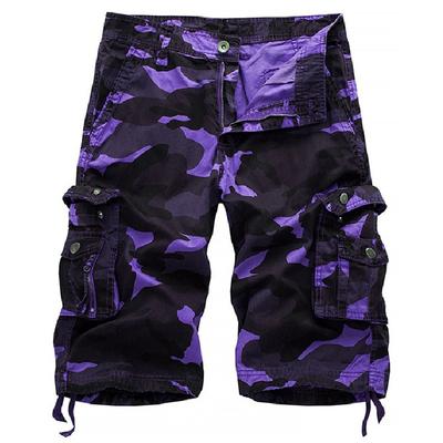 JAYSCE Herrenmode Cargo Shorts 100% Baumwolle Lässig Sommer Arbeit Sport Hose Klassische Short