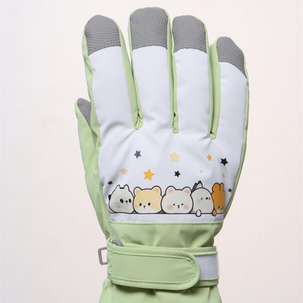 Unisex Winter Ski Gloves: Thick, Fleece-Lined, Windproof & Coldproof for Cycling & Snow Season
