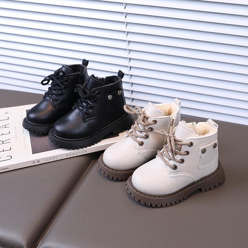 Nouvelles Bottes en Coton pour Enfants pour Garçons et Bébés Grandes Bottes en Coton pour Filles Bottes Courtes Chaudes