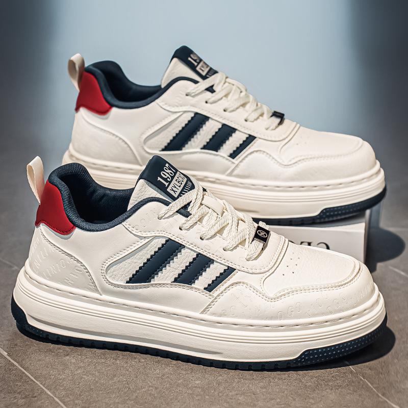 Spring new breathable lace-up casual board shoes student light sports 39