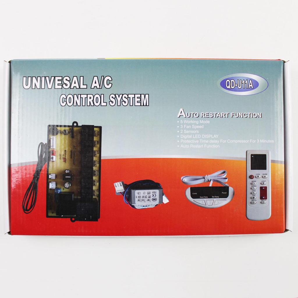 Universelle Klimaanlagen-Steuerplatine mit Zubehör für Zusatzheizung