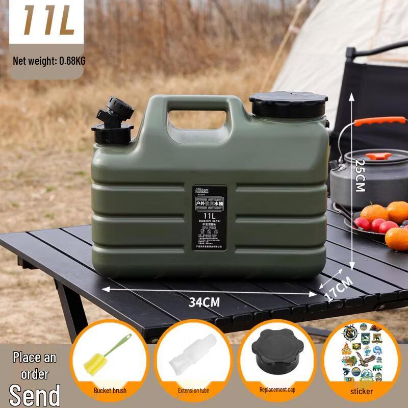 Outdoor Food-Grade PE Camping Water Bucket