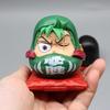8cm One Piece Luffy Figuren Zoro Figur Sanji Modell PVC Q Version GK Statue Sammlung Schreibtischornament Spielzeug Geburtstag GK Geschenk