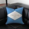 LUXURY moda Italia eleganza casa FFrette Copricuscino Federa Antiacaro Cerniera invisibile peluche setoso cuscino