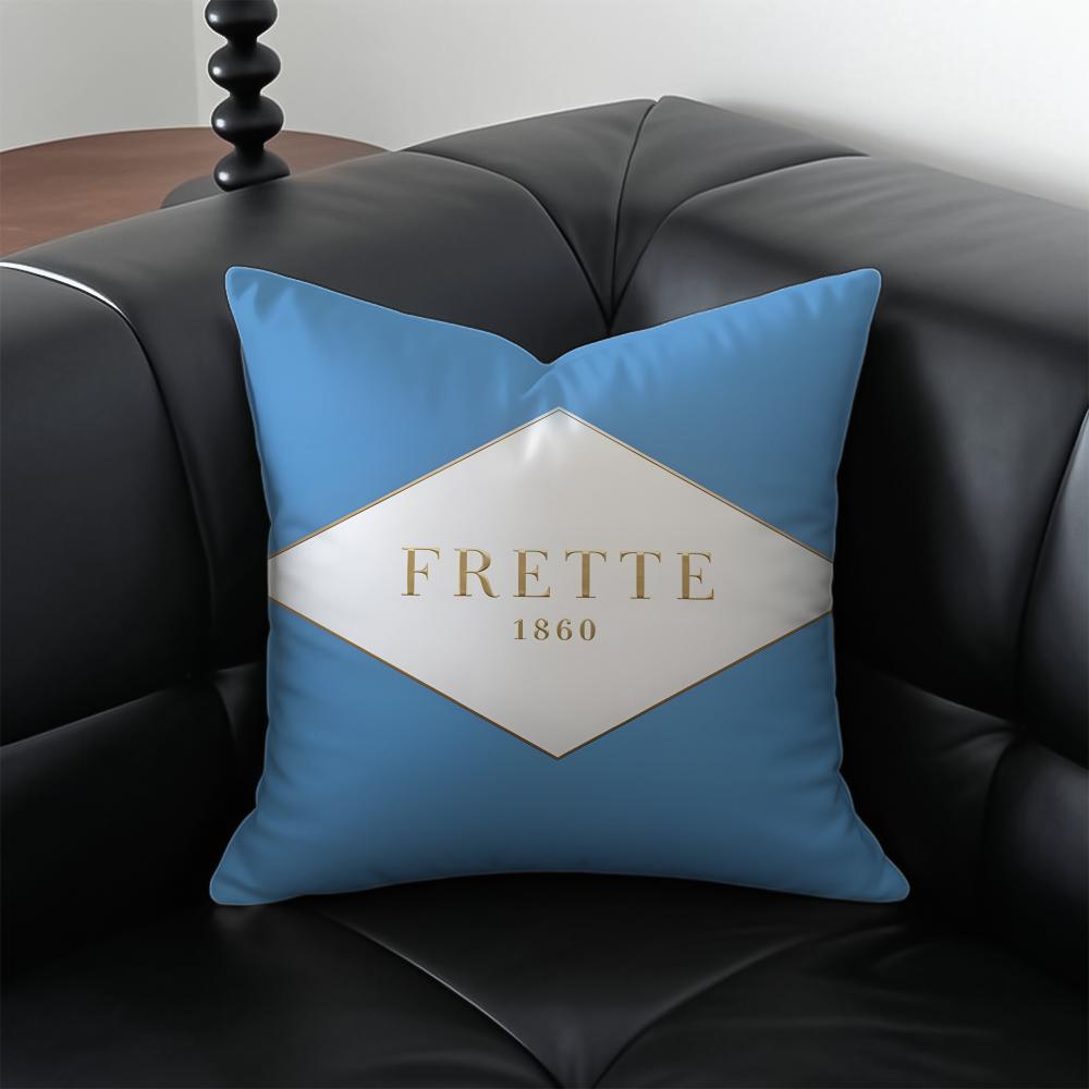 

LUXURY fashion Italy elegance home FFrette Cushion Cover Pillow Case Antidustmite Invisible zipper silky plush cushion 30X30cm