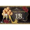 18. Geburtstag Dekorationen Jahre Alt Glitzer Ballons Party Hintergrund Geburtstag Kulisse Für Event Dekor Außen Innen