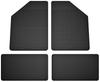 Rubber Car Mats, Set of 4, Universal For: FSO Warszawa 223 / 224 / M20 Sedan, Station Wagon (1960-1973)
