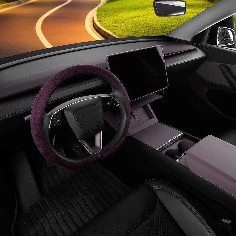 Updated Tesla Model 3/Y Center Console Silicone Wireless Charger Decor Accessory.