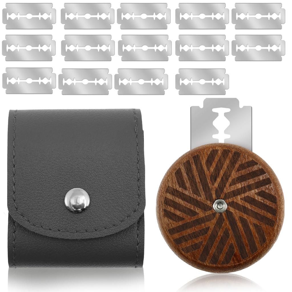 Teigschneider Kompakter Brotschneider Teigschneider 5cm Holz Sauerteig-Brotschneider mit 10 Edelstahlklingen