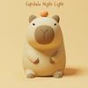 ADM Capybara Night Light Cute Cartoon USB Rechargeable LED Lamp Newborn Bedside Touch Light Christmas Stuffer for Toddler Bedroom Decor