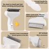 Self Cleaning Pet Comb One Push Remove Floating Hair Dematting Brush for Cats Dogs Grooming Care Supplies