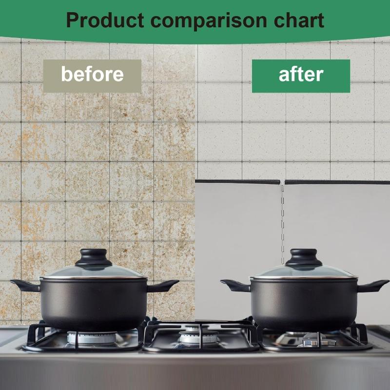 Oil Baffle Foldable Kitchen Gas Stove Baffle Oil Splash Protection Plate Splash Protection Screen Heat-resistant Kitchen