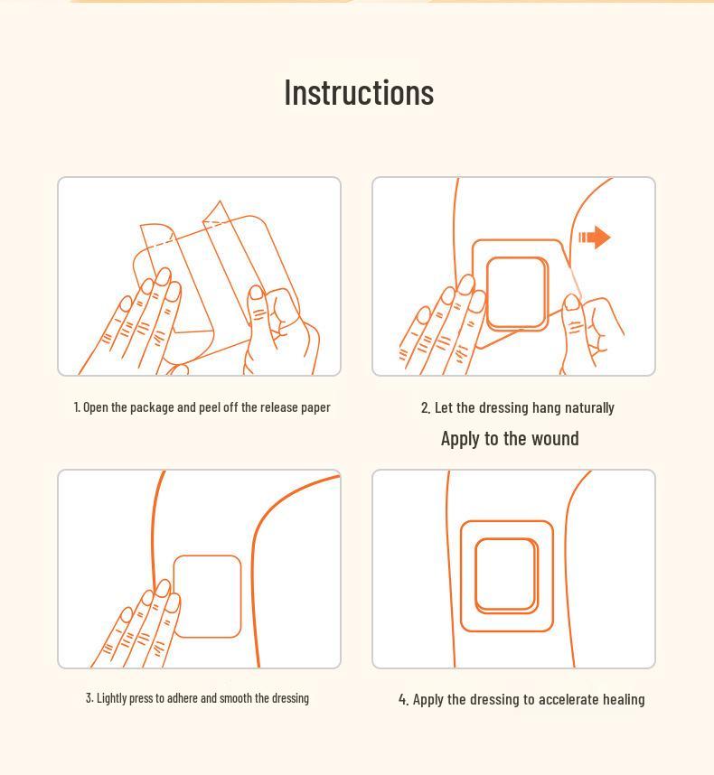 Tuoneng Hydrokolloid-Pflaster gegen Dekubitus für den sakrokokzygealen Bereich bei älteren Menschen