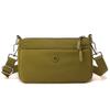 Women's Bag Solid Color Shoulder Bag Multi-Compartment Crossbody Bag