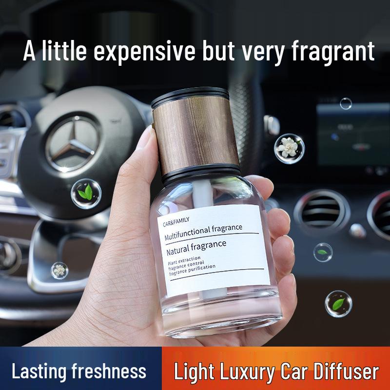 Men's Luxury Car Air Freshener: Long-lasting Light Scent Perfume Ornament for Car Interiors