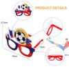 Football Eyeglasses Soccer Tournament Sports Party Favor Decorations Frame Eyeglasses Props for Football Carnival Celebrations