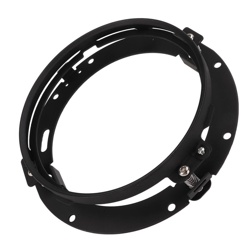 7 Inch Motorcycle Headlight Adapter Round Mounting Ring Bracket Head Lamp Adapter Black