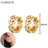 925 Silver Needle 11/13mm Small Hoop Earrings for Women Circle Piercing Huggie Earrings Multicolor Zircon Earrings Party Jewelry