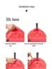 Large Outdoor Sunshade: Special Patio Umbrella with Plastic Base - Fillable with Water or Sand