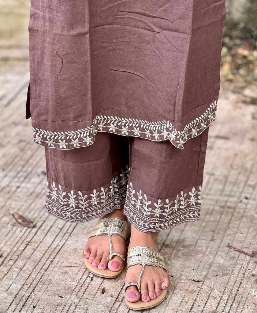 Women Designer Embroidered Kurta Pant Dupatta Set Indian Bollywood Party Wear Ethnic Salwar Suit