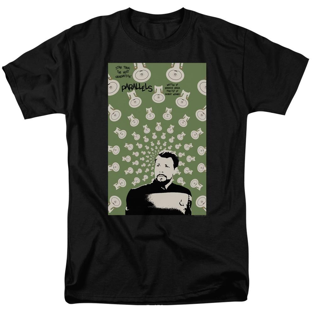 Star Trek - Tng Season 7 Episode 11 - Adult Unisex Short Sleeve T-Shirt - Black M