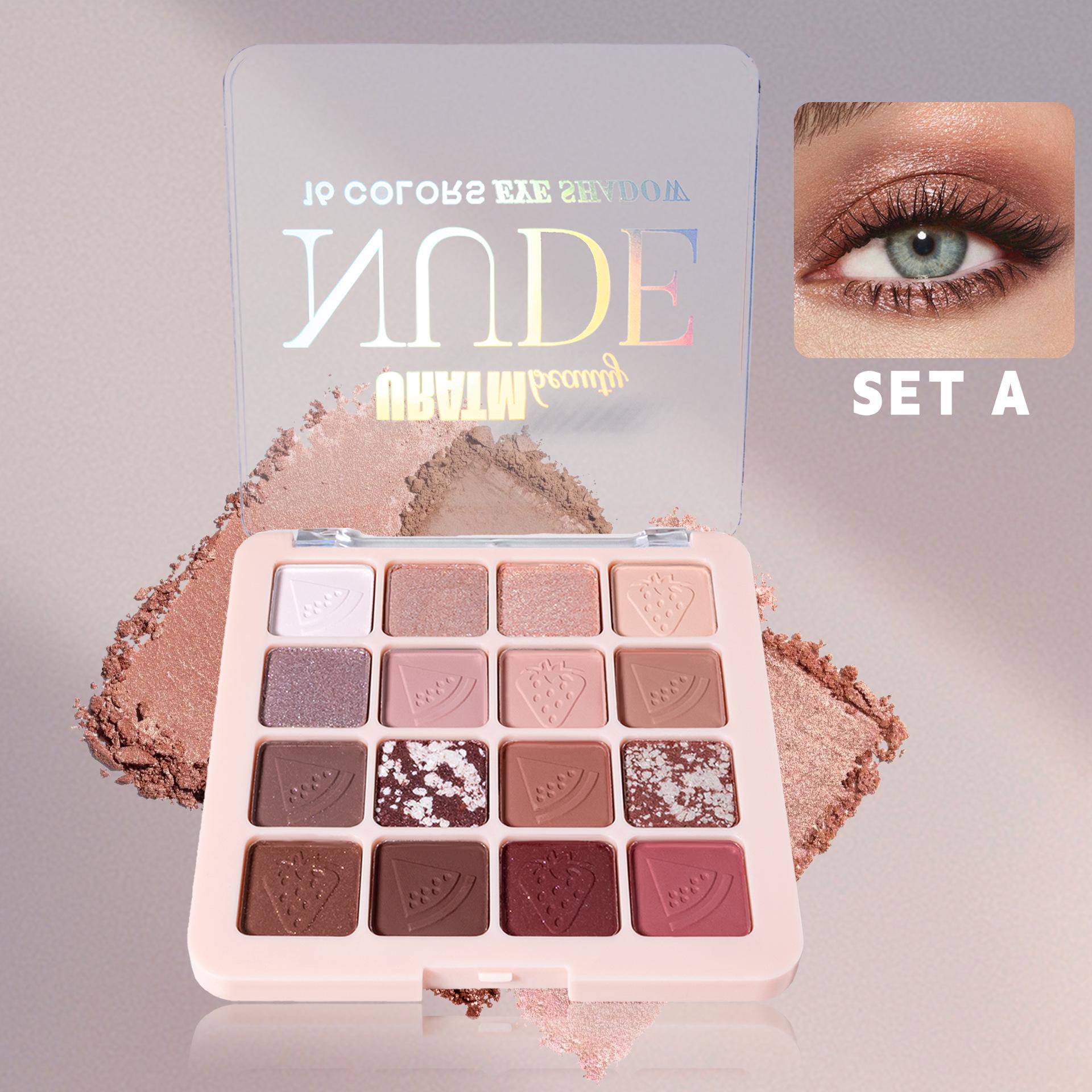 

Многофункциональная палетка для макияжа «Все в одном»: Матовые, Сияющие тени для век, Хайлайтер и Контур 18.4g