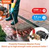 Pressure Washer Pump, 19 Mm Shaft Horizontal Triplex Plunger, 3700 PSI, 2.5 GPM, Replacement Power Washer Pumps Kit, Parts Washer Pump, Compatible