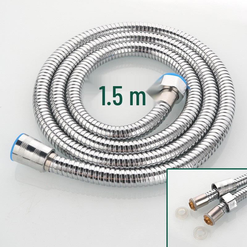 Universelles Duschschlauch-Set aus 304 Edelstahl - Verdicktes Metall-Warmwasserbereiter-Zubehörrohr