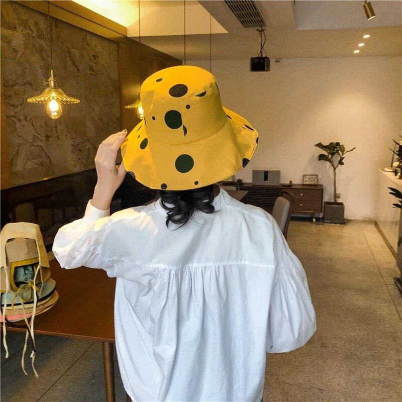 Summer Foldable Bucket Hat Women Outdoor Sunscreen Fisherman hat