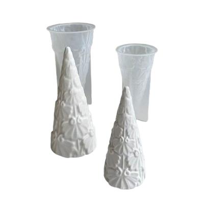 DIY Butterfly Pattern Cone Ice Cream Tube Mold Candle Gypsum Silicone Mould Candle Aromatherapys Crystal Droppers Molds