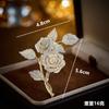 Luxury Sparkle Zircons Rose Bouquet Brooches for Women Luxury Temperament Banquet Pin Clothes Accessories Corsages Jewelry Gifts